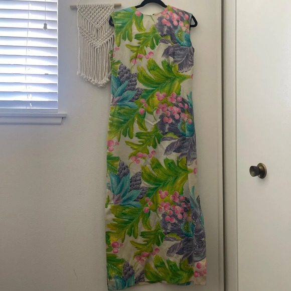 Tori Richard Vintage floral maxi dress - Picture 1 of 8
